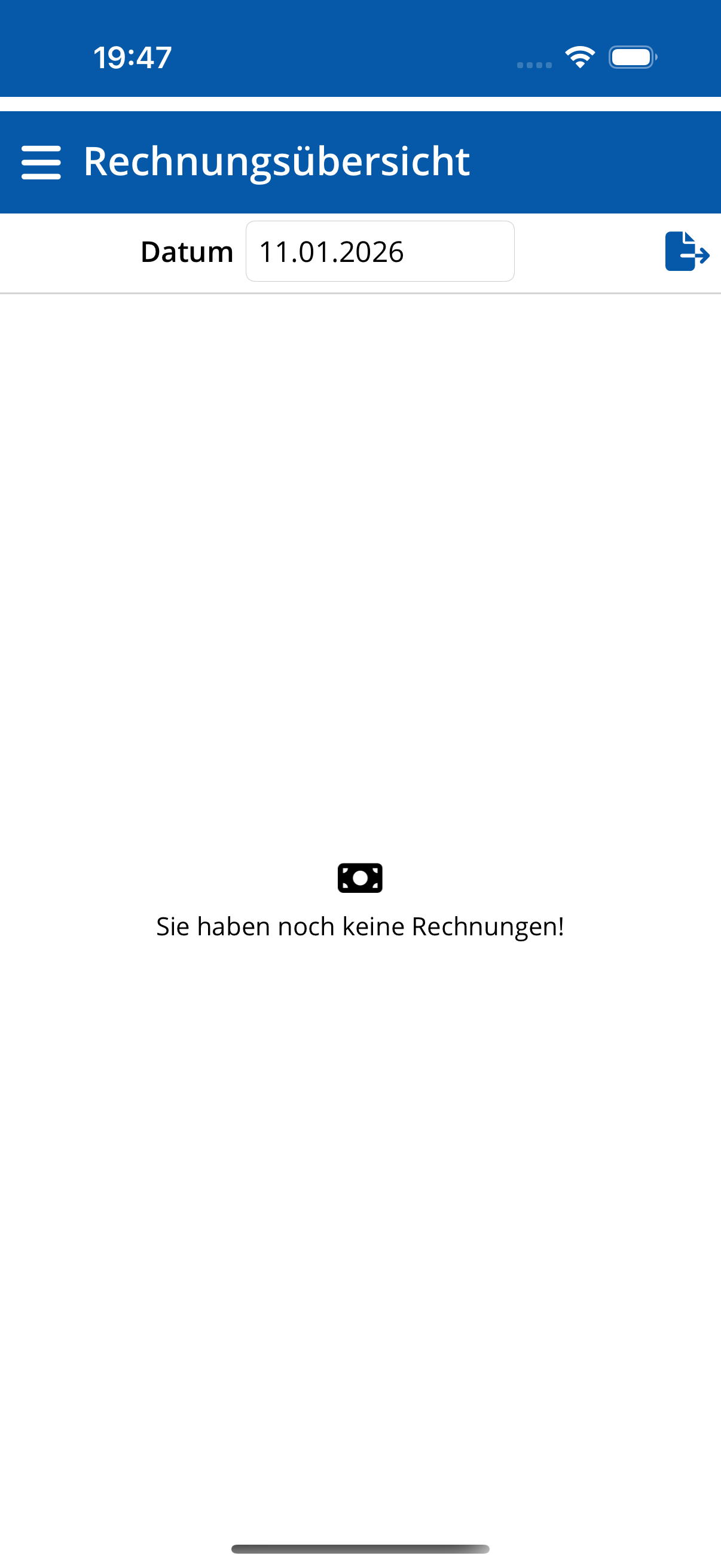 Rechnungsdetail (Handy)