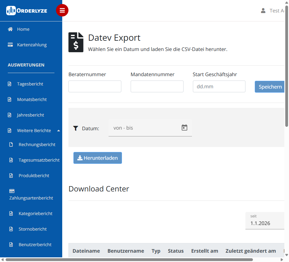 DATEV Export