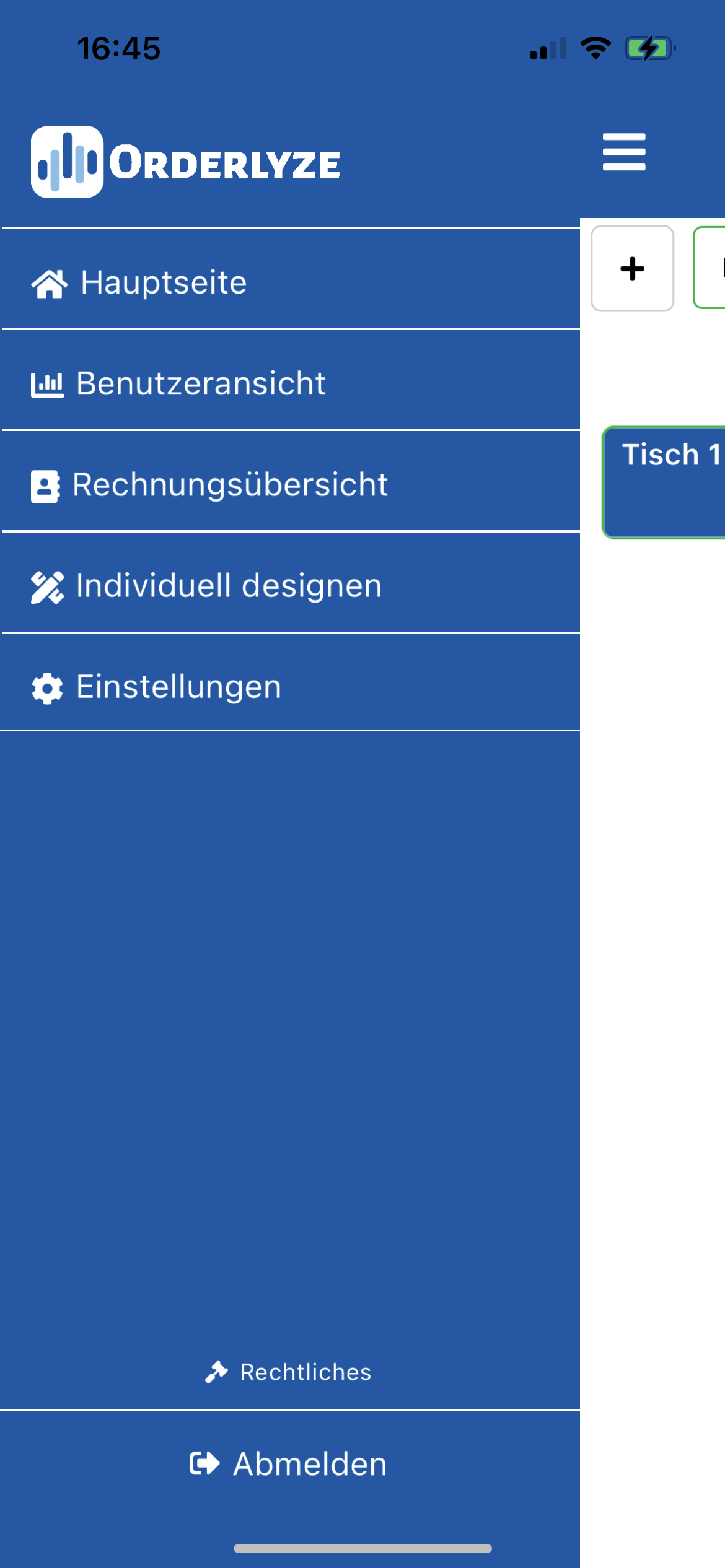 Rechnungsübersicht öffnen